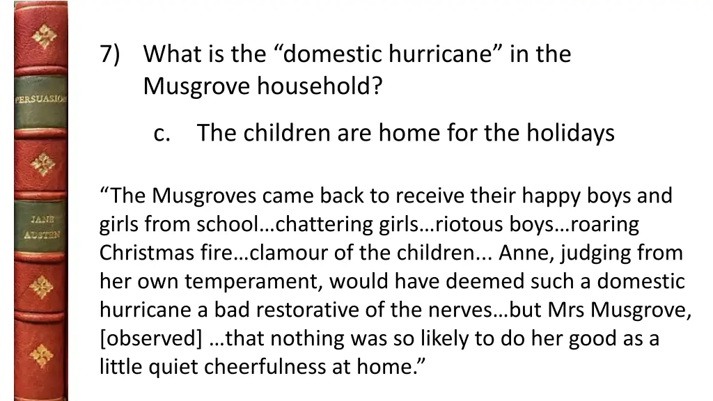 7 what is the domestic hurricane in the musgrove 1