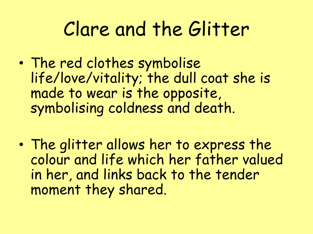 clare and the glitter 2