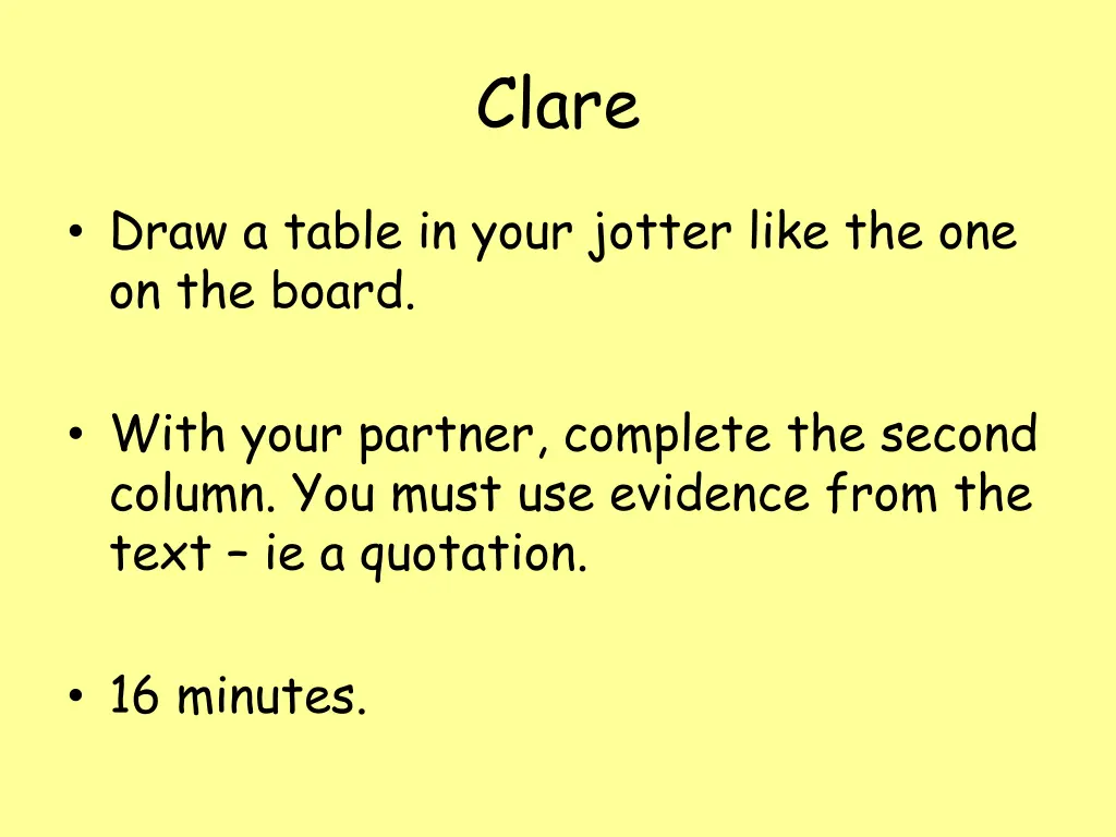 clare