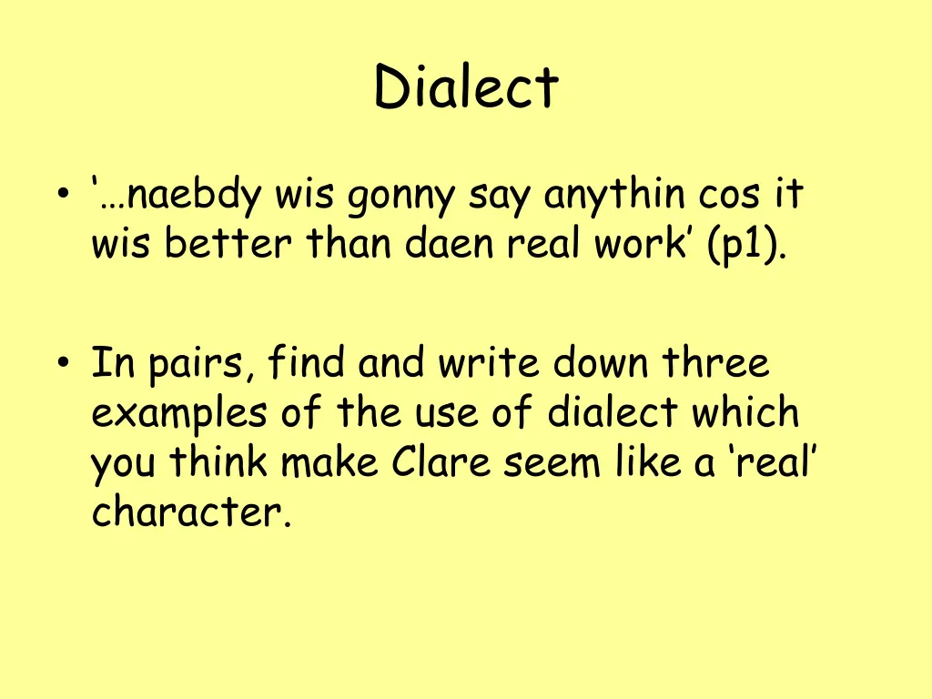 dialect 2