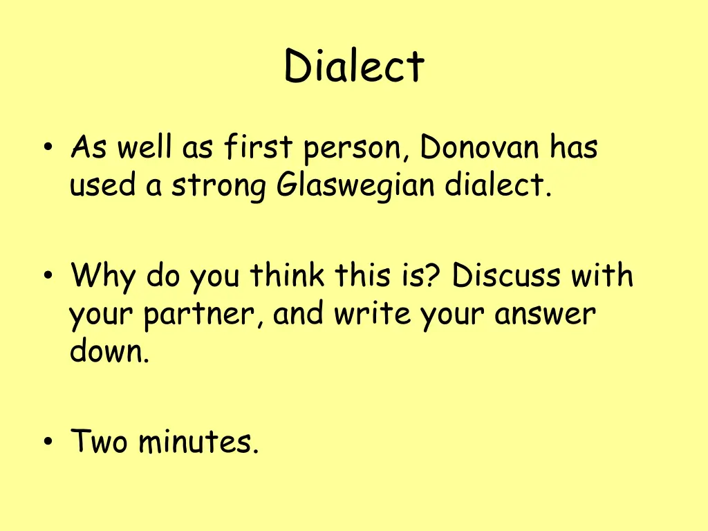 dialect