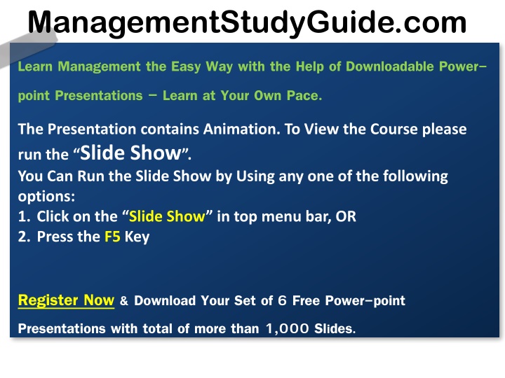 managementstudyguide com