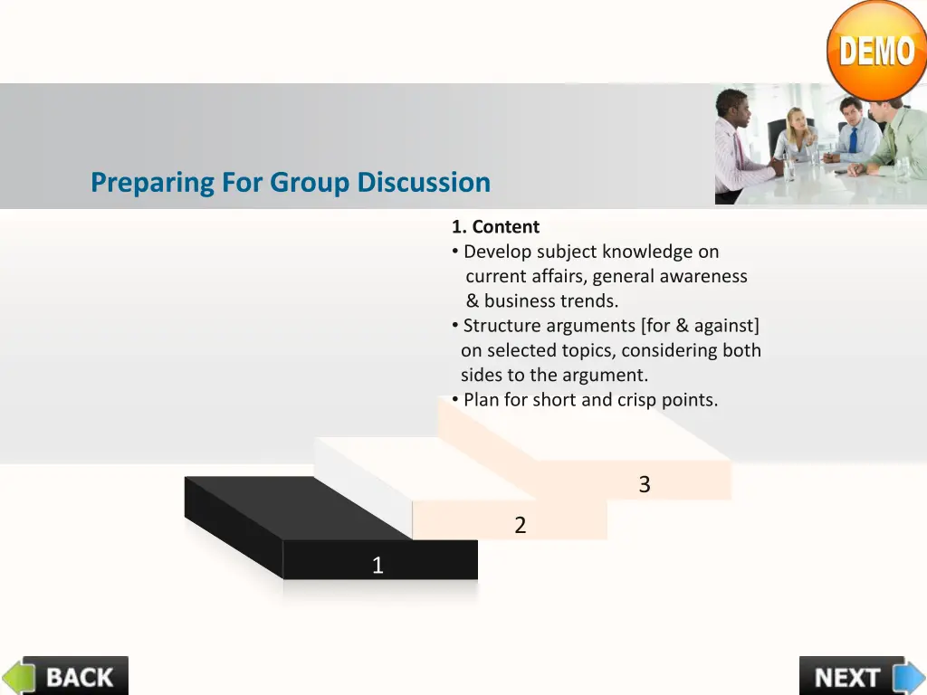 preparing for group discussion