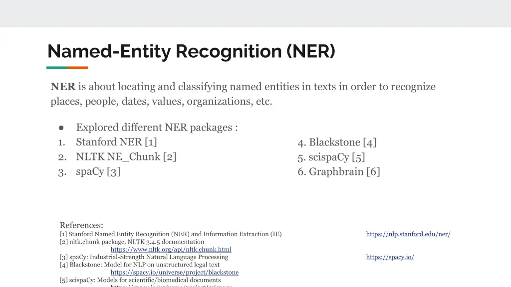 named entity recognition ner