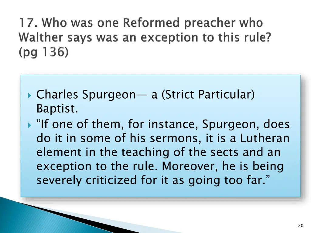 charles spurgeon a strict particular baptist