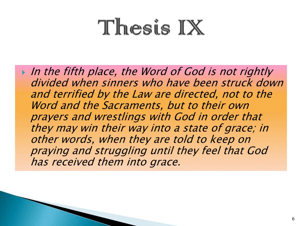 in the fifth place the word of god is not rightly