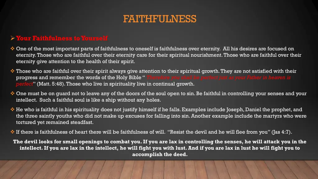 faithfulness 1