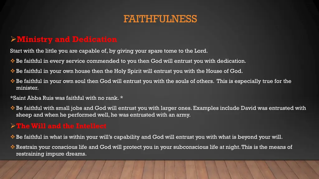 faithfulness 3