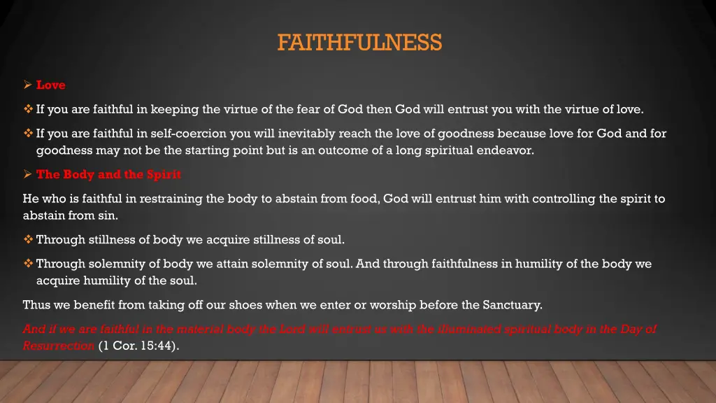 faithfulness 4