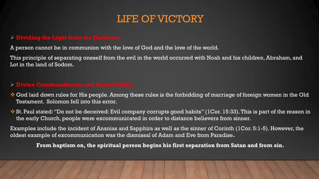 life of victory 2