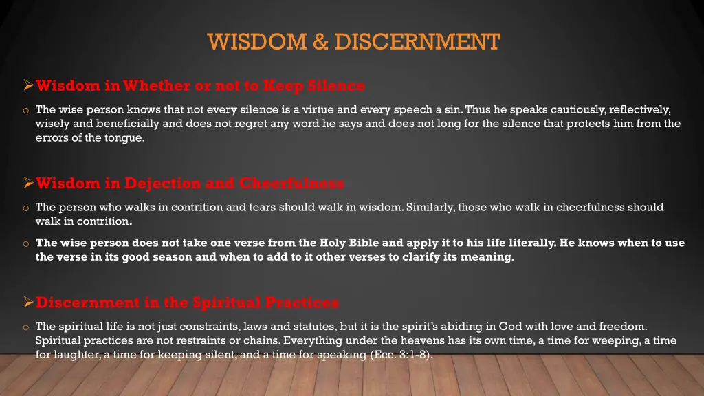 wisdom discernment 4