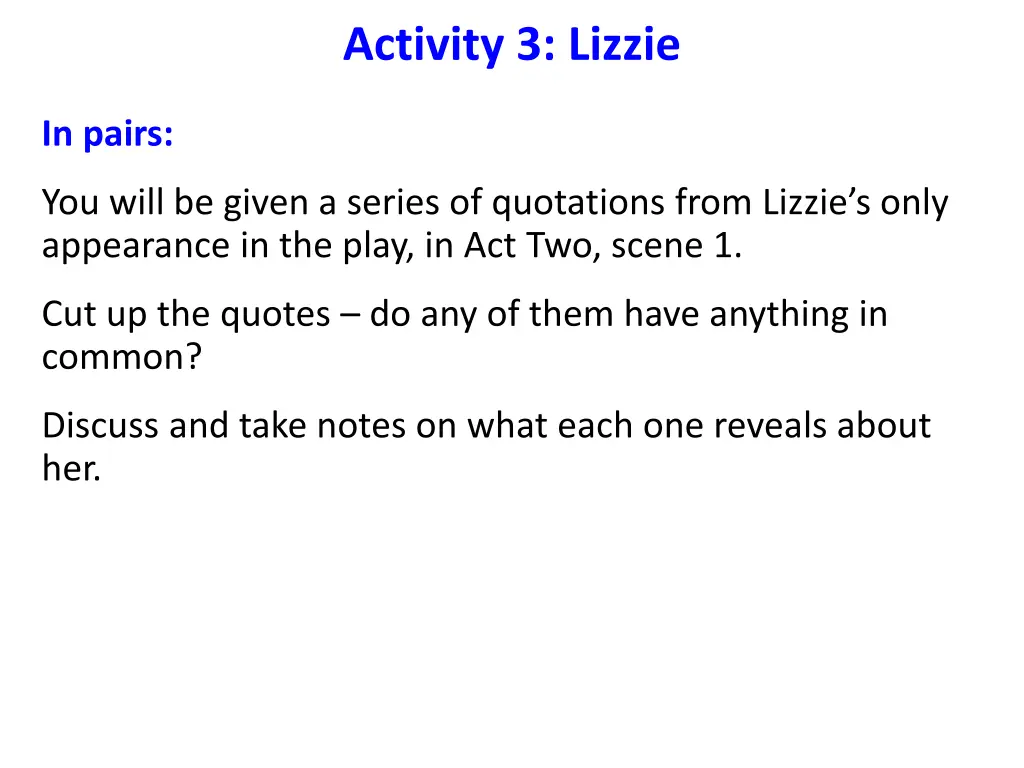 activity 3 lizzie