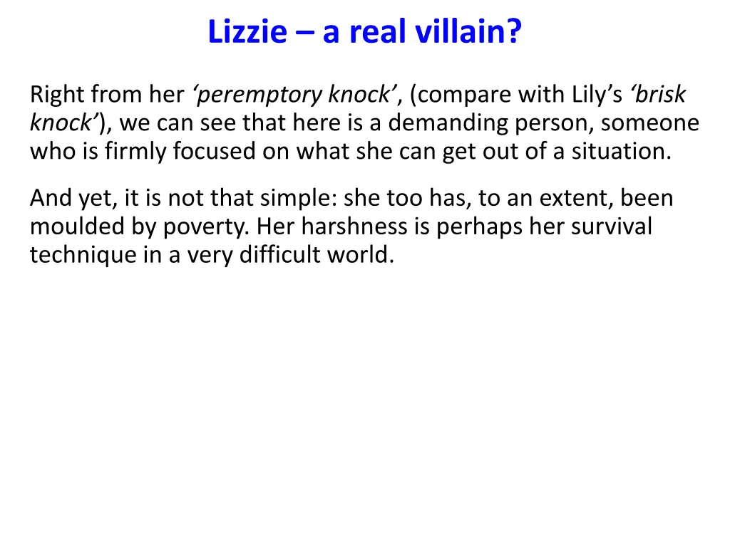 lizzie a real villain 1