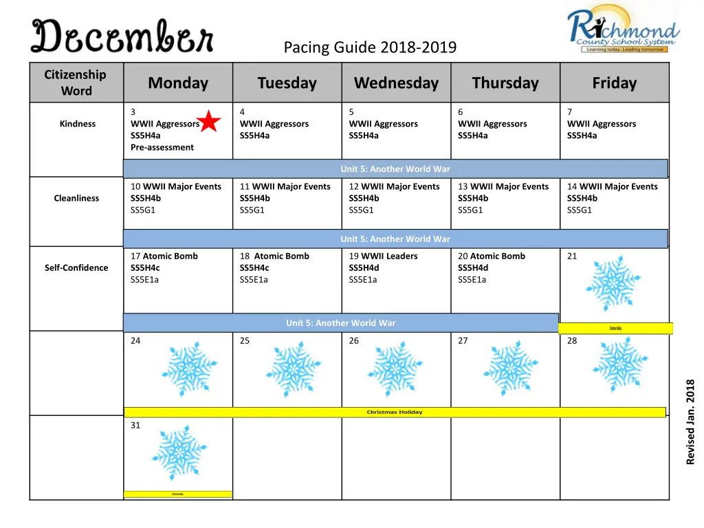 pacing guide 2018 2019 3