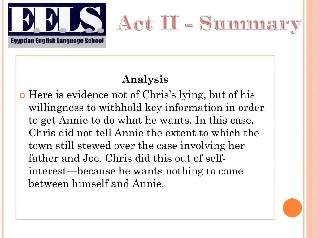 act ii summary 9