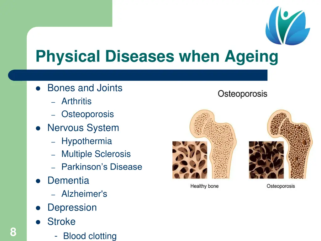 physical diseases when ageing 1