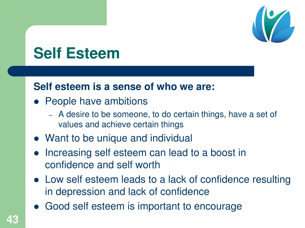 self esteem