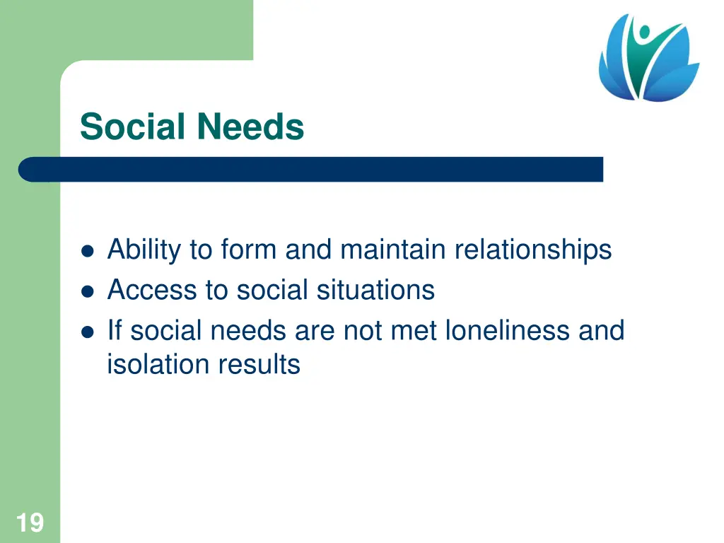 social needs