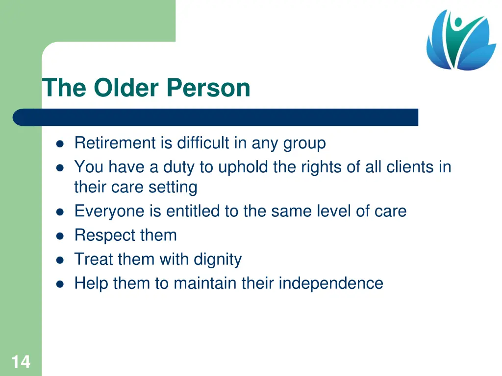 the older person