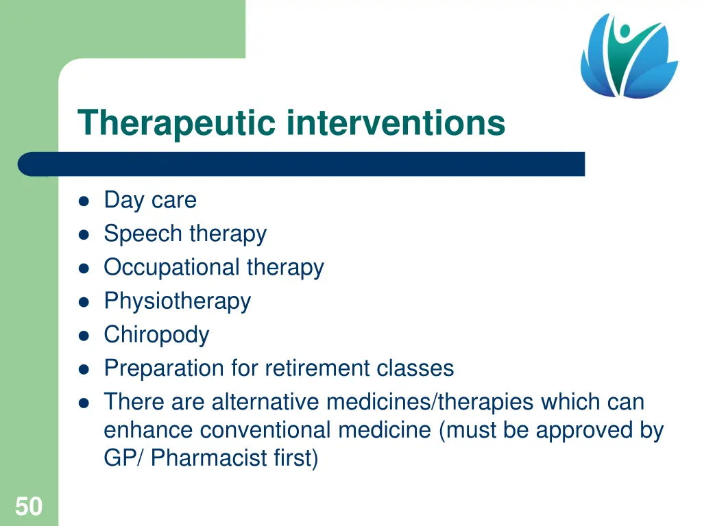 therapeutic interventions 1