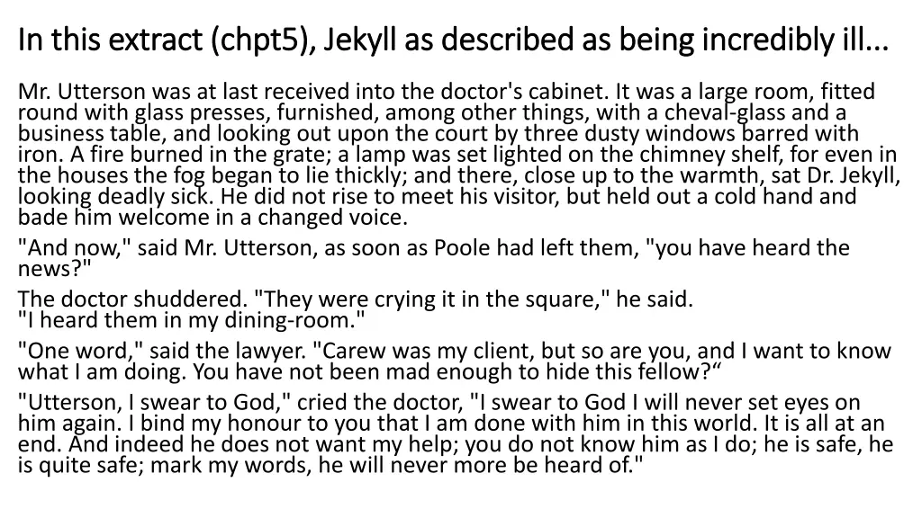 in this extract chpt5 jekyll as described