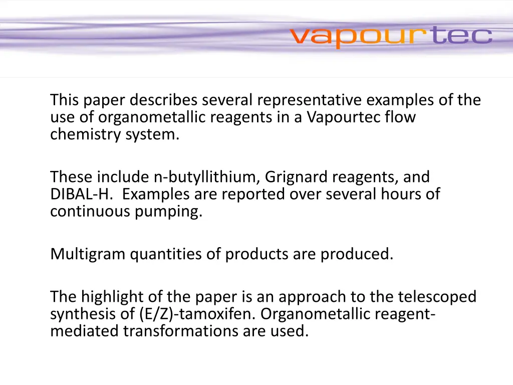 this paper describes several representative