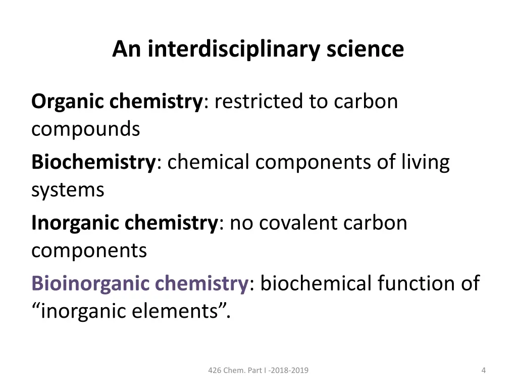 an interdisciplinary science