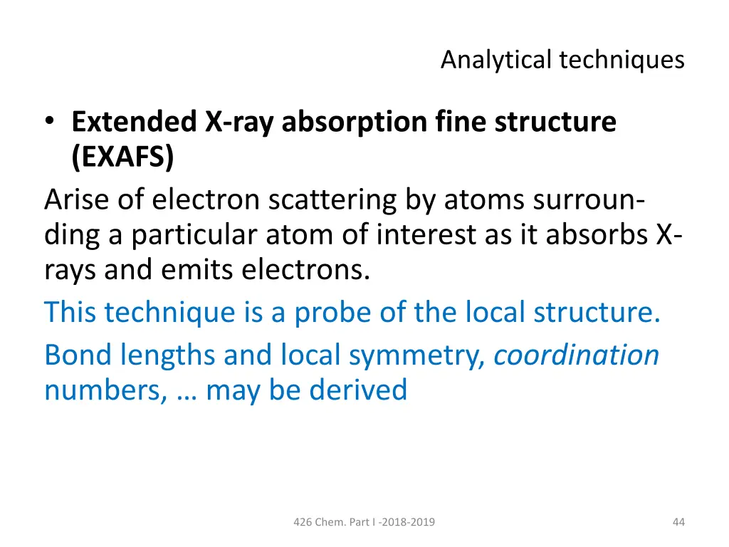 analytical techniques 2