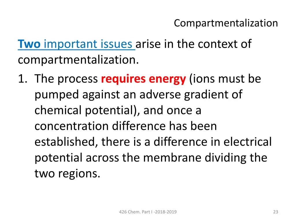 compartmentalization 1