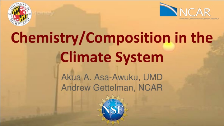 chemistry composition in the climate system