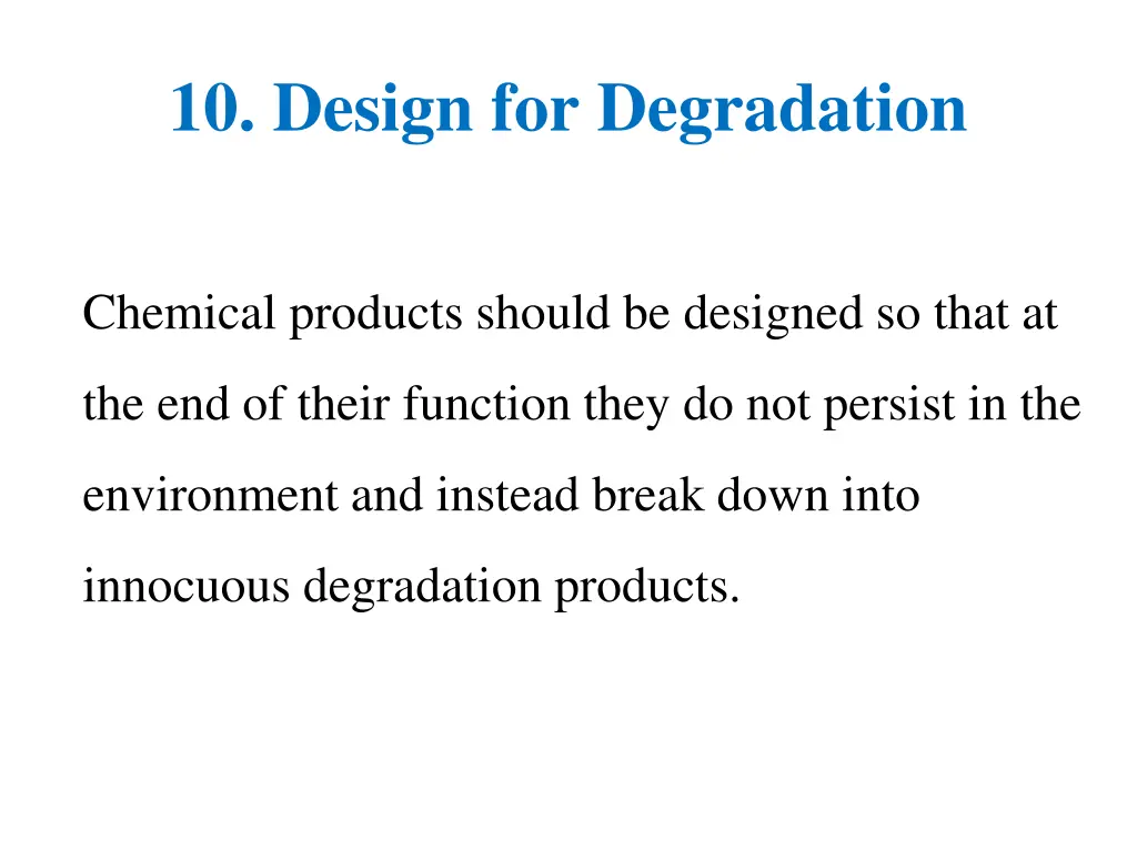 10 design for degradation