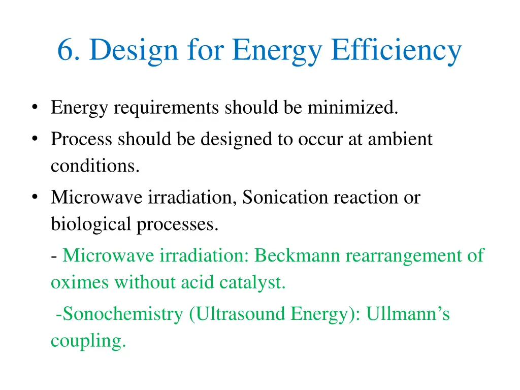 6 design for energy efficiency