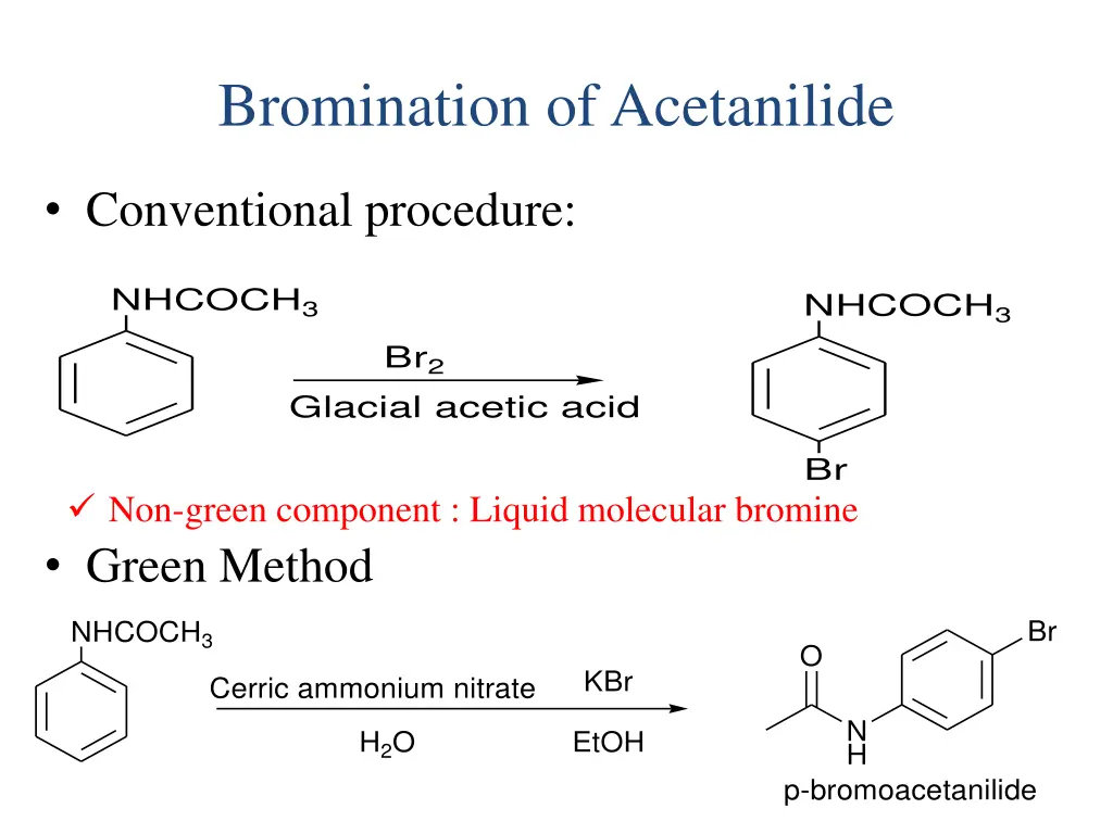 bromination of acetanilide