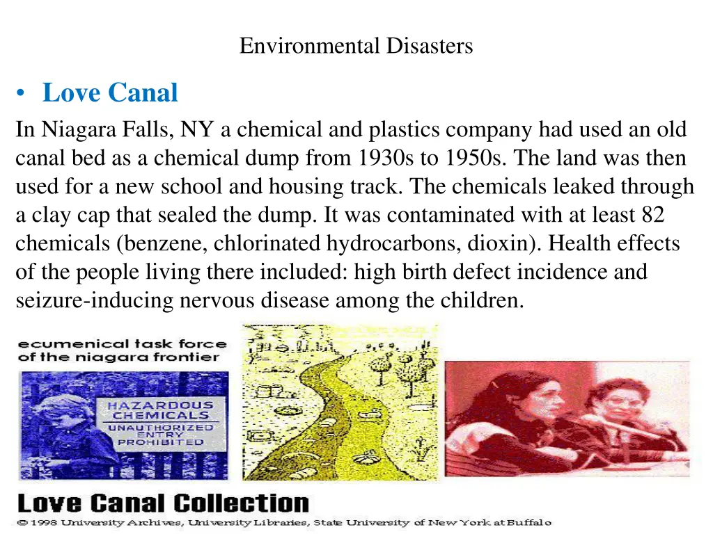 environmental disasters