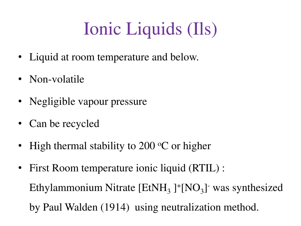 ionic liquids ils