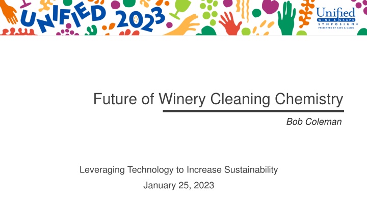 future of winery cleaning chemistry