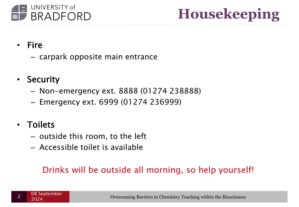 housekeeping