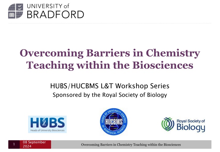 overcoming barriers in chemistry teaching within