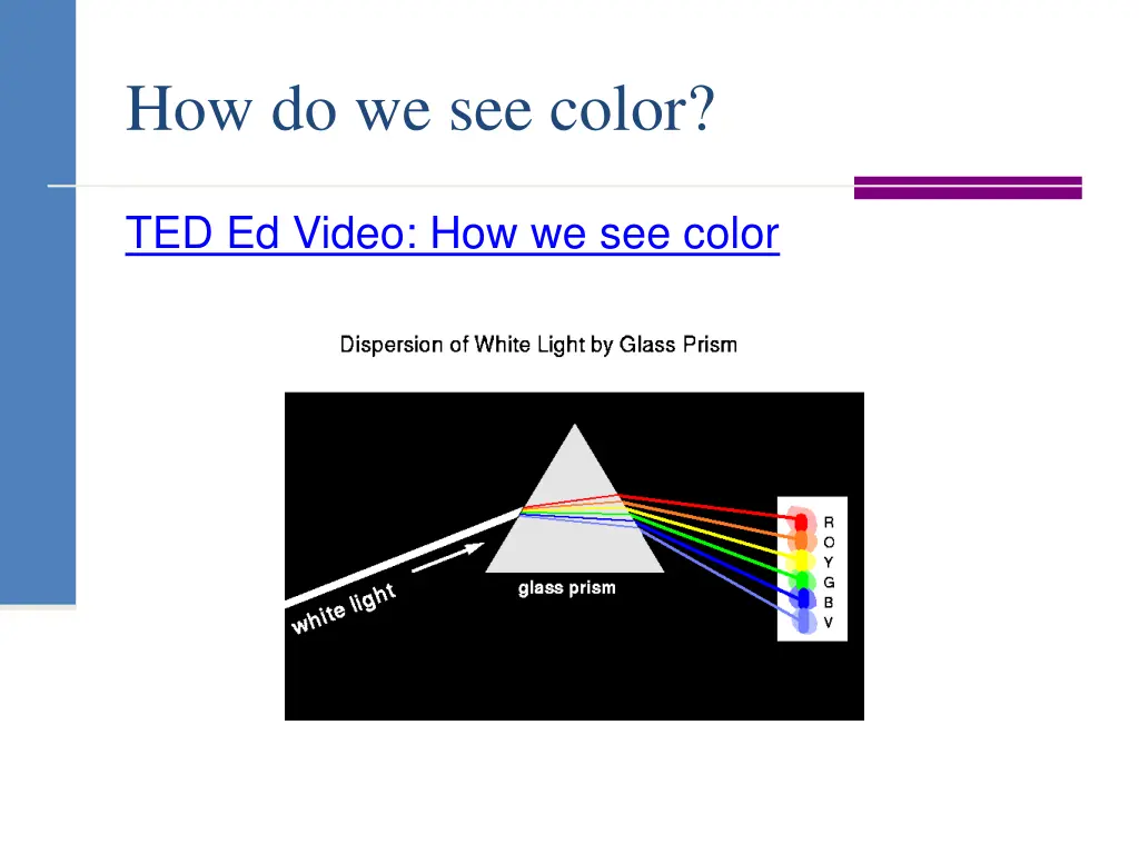 how do we see color