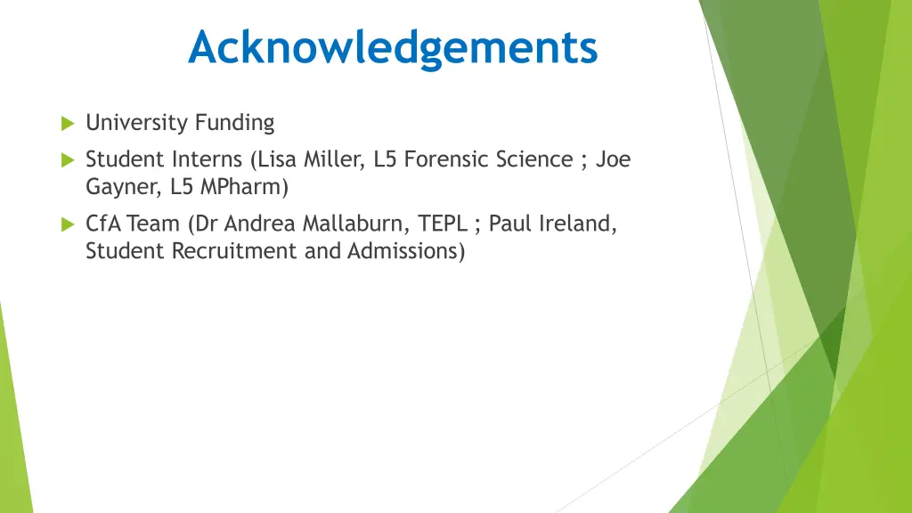 acknowledgements