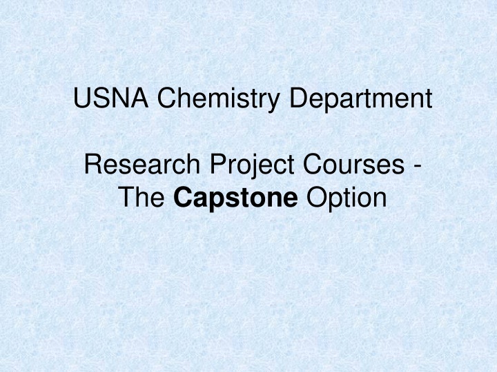 usna chemistry department