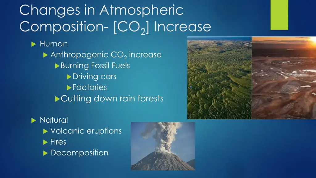 changes in atmospheric composition co 2 increase