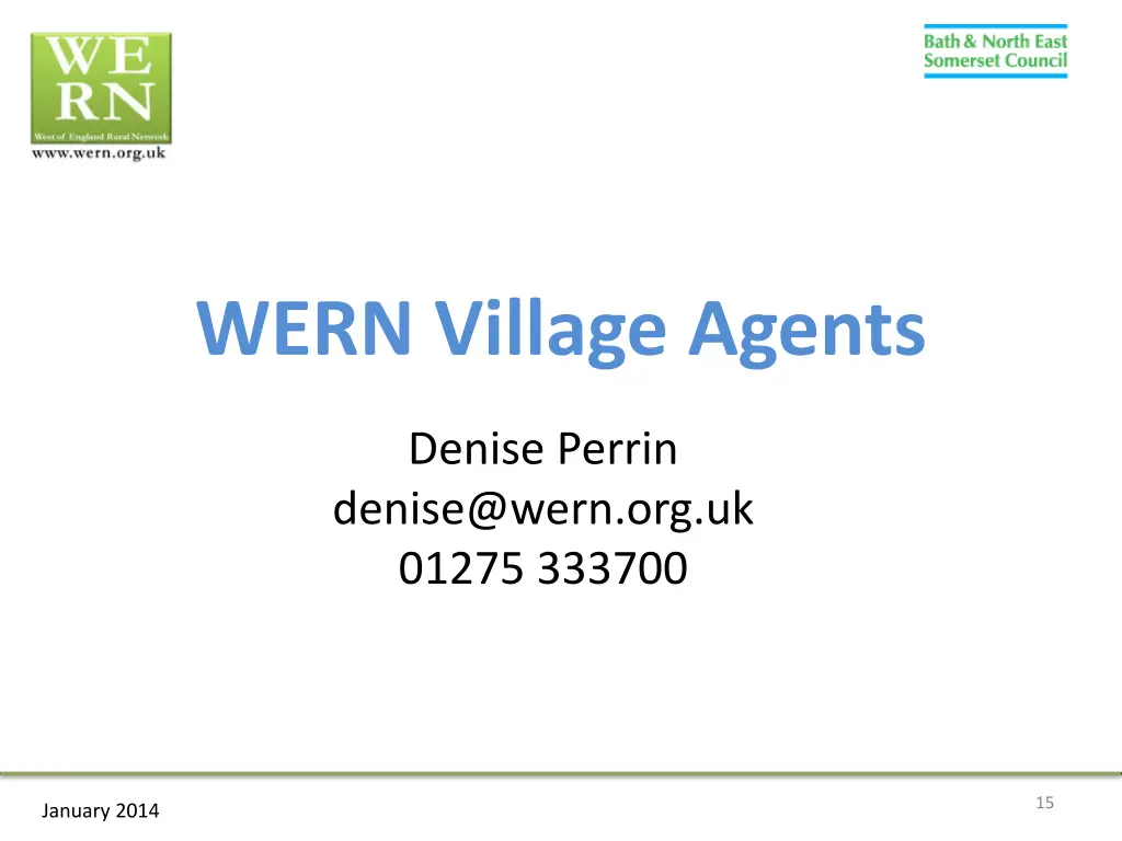 wern village agents 1