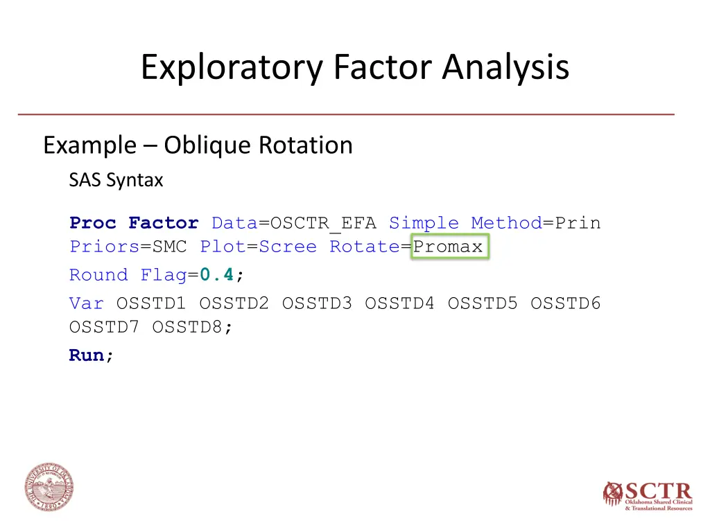 exploratory factor analysis 11