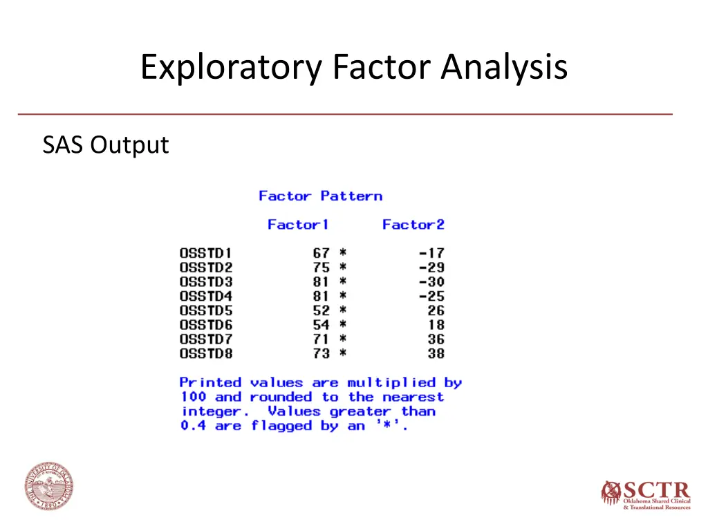 exploratory factor analysis 9