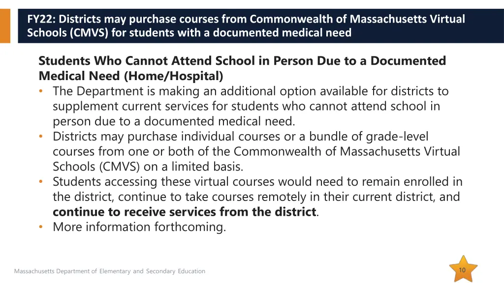 fy22 districts may purchase courses from