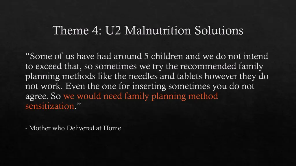 theme 4 u2 malnutrition solutions 1