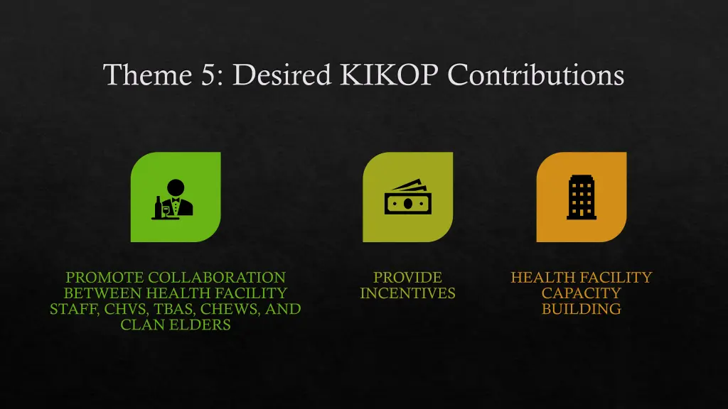 theme 5 desired kikop contributions