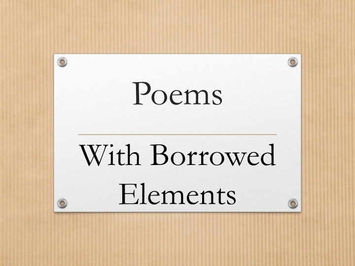 poems