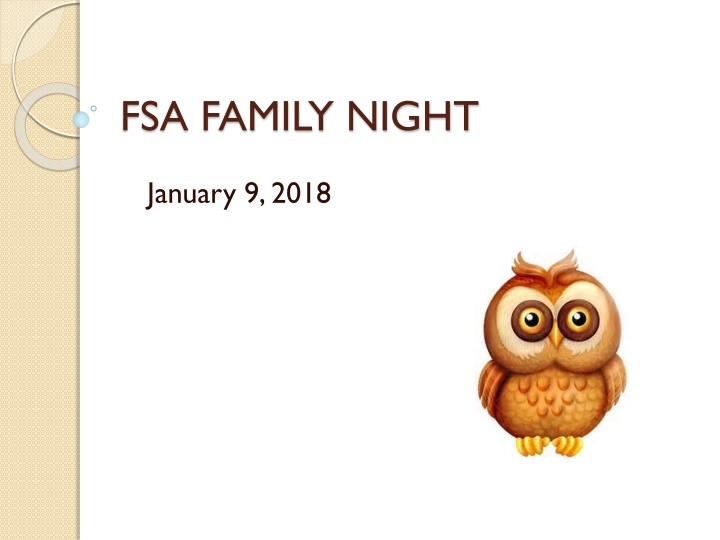 fsa family night